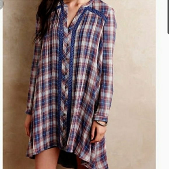 Anthropologie By Holding Horses

"Abita" Plaid Dre - Picture 3 of 6